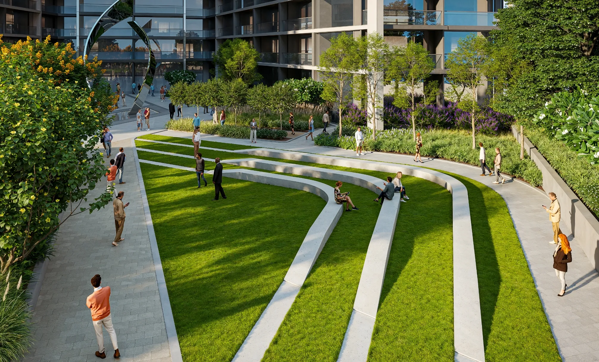 Sobha Sanctuary Dubai master plan landscaped community